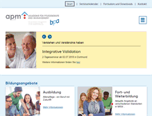 Tablet Screenshot of apm-nrw.de